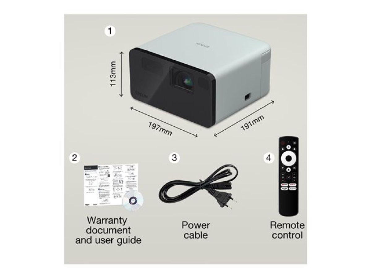 EPSON MINI VIDEOPROJECTEUR EF-21G LASER 150