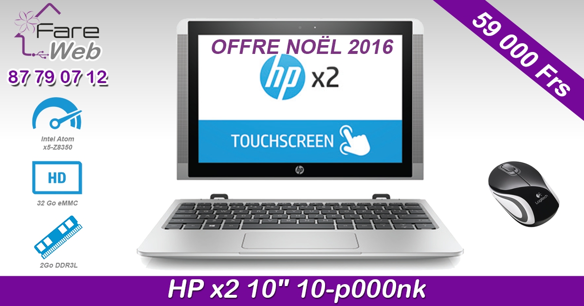 HP x2 10-p000nk